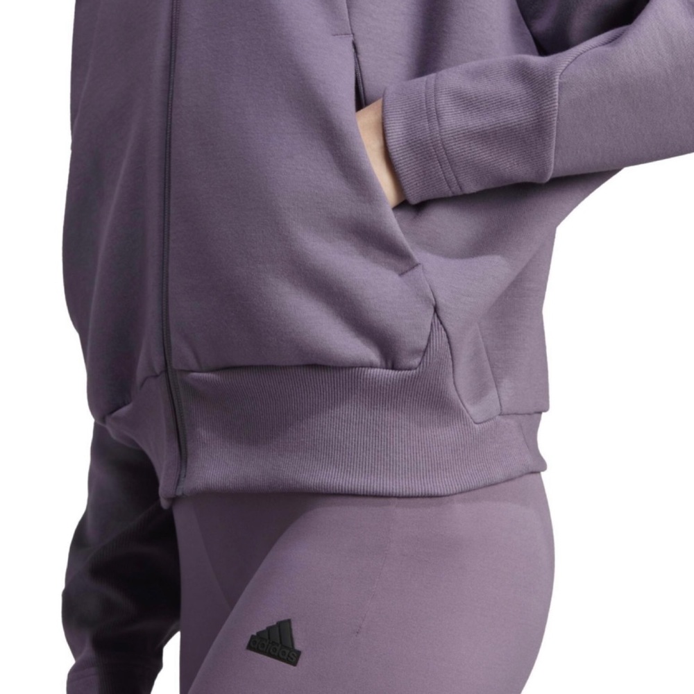 ADIDAS • Shadow Violet F23 ZNE Full-Zip Hooded Jacket, XS - Picture 15 of 16